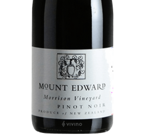 Mount Edward Morrison Single Vineyard Pinot Noir 2019 Organic